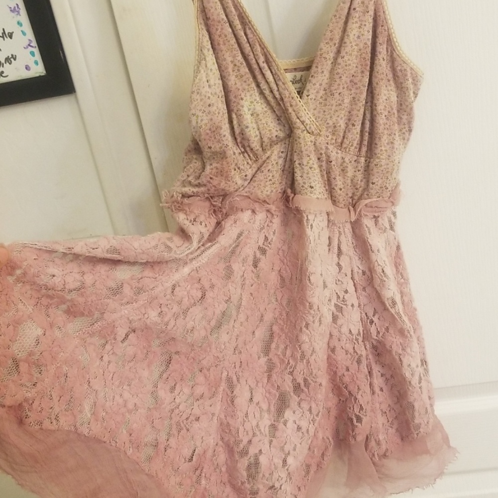 Vintage Bohemian Blush Camisole